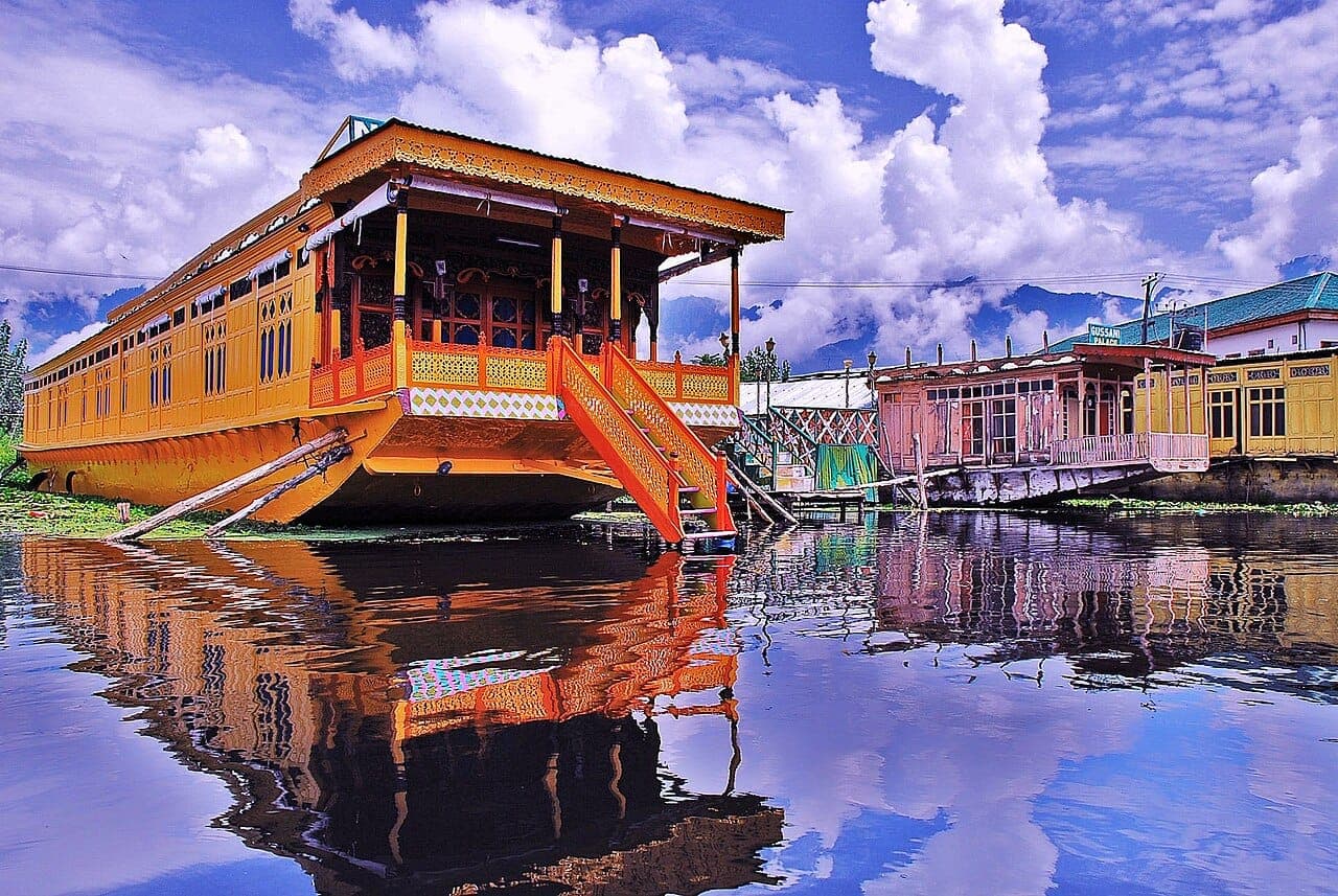 Houseboats on Dal Lake, Srinagar